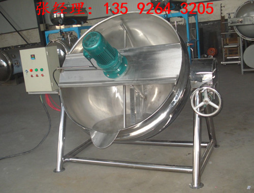 不銹鋼可傾式夾層鍋設備  電加熱304夾層鍋